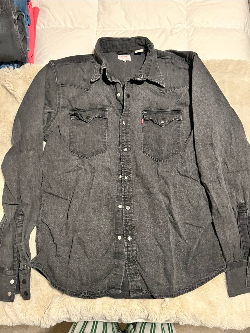 Levi's Charcoal Denim Western Shirt